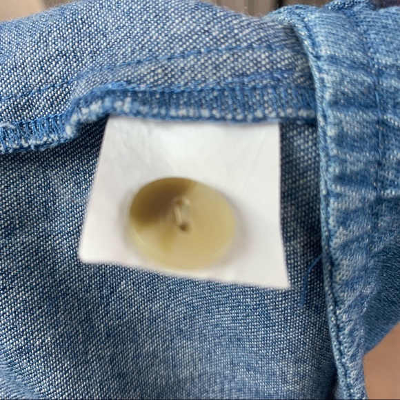 vintage Bobbie Brooks ugly Fall patchwork embroidered chambray button front vest - Picture 13 of 13